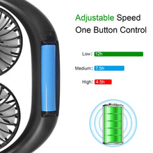 Load image into Gallery viewer, Hand Free Neck Fans